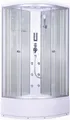 Produktbild: Sanotechnik Komplettdusche Komplettduschkabine, BxT: 90x90 cm, Sicherheitsglas, Maße: 90x90x205cm