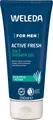 Produktbild: WELEDA Bio For Men Duschgel ACTIVE FRESH Natur Seife Haar Pflege Reinigung 200ml