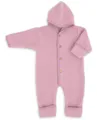 Produktbild: Kinderhaus Blaubaer Schlafoverall Baby-Overall mit Kapuze, Holzknöpfen & Mulltuch Blaubaer