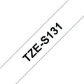 Produktbild: Brother Schriftband TZe-S131 (extra st) Schwarz auf trans Tintenpatrone