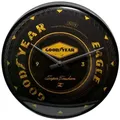 Produktbild: Nostalgic-Art Wanduhr, Schwarz, Gelb, Metall, Rund, 31x31x5 cm, Dekoration, Uhren, Wanduhren