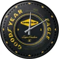 Produktbild: Goodyear Tires Reifen Nostalgie Wanduhr Glas,31 cm Wall Clock,Neu