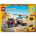 Produktbild: LEGO Tieflader mit Hubschrauber (31146, LEGO Creator 3-in-1) (31146)