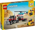 Produktbild: Tieflader mit Hubschrauber LEGO Creator  31146  NEU N01/24
