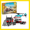 Produktbild: LEGO® Creator 31146 Tieflader mit Hubschrauber ++ 3-in-1-Set  ++ LKW - Lastwagen