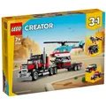 Produktbild: LEGO Creator 31146 3-in-1 Pritschenwagen mit Hubschrauber 7+ (270 Teile)