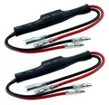 Produktbild: Lastwiderstand Led Blinker 12V 5W - 2 Widerstand Led Blinker Leistungswiderstand - 5 Watt 29 Ohm 12V - Blinkerwiderstand - sorgt für richtige Blinkfrequenz für Auto Motorrad Quad Anhänger - B548-1