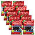 Produktbild: 10 er Pack Haribo Salino veggie 10x 175g Würzige Salmiak-Lakritz-Rauten