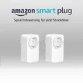 Produktbild: 2x Amazon Smart Plug WLAN-Steckdose funktioniert mit Alexa - Weiß Programmierbar