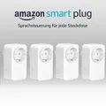 Produktbild: 4x Amazon Smart Plug WLAN-Steckdose funktioniert mit Alexa - Weiß Programmierbar
