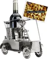 Produktbild: BRUBAKER Weinflaschenhalter Golfspieler Golfer mit Golfcart Golf Caddy Car Wagen