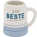 Produktbild: GRUSS & CO Schnapskrug mit Motiv Der | New Bone China, 5 cl, Mini-Krug mit Spruch | Lustiges Geschenk, Party, Männergeschenk | 73834
