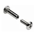 Produktbild: Hettich Verbindungsschraube M6 30-42mm vernickelt 4 Stück (0,59 EUR/Stück)