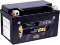 Produktbild: intAct - GEL MOTORRADBATTERIE Bike-Power GEL12-10B-4. Ersetzt YTZ10S. Motorradbatterie 8,5Ah 200A. Maße: 150x87x94mm. Mit bis zu 30% mehr Startleistung.
