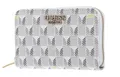 Produktbild: GUESS Laurel Zip Around M Geldbörse Stone Logo creme grau Neu