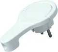 Produktbild: Kopp 172002037 Kunststoff-Schutzkontakt-Winkelstecker, extraflach(8mm), mit Bügel, 2 Schutzkontaktsysteme gemäß N orm CEE 7/VII, für Kabel bis 3 x 1,5mm²