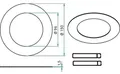 Produktbild: Brumberg 81014070 Reduzierring Weiß