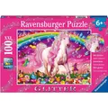 Produktbild: RAVENSBURGER Glitzerpuzzle Pferd im Traum XXL 100 Teile