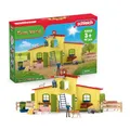 Produktbild: SCHLEICH Farm World | Große Farm mit Bauernhaus 42605 | Set inkl. Haus, Bauer, Kuh, Schwein, Katze, Maus & Zubehör | detailgetreues Bauernhof Spielzeug für Mädchen & Jungen ab 3 Jahren | 92 Teile
