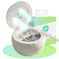 Produktbild: ideoon Profi Ultraschallreiniger 25 Watt, Hygienisch & Gründlich: Zahnspangenreiniger, Make-up-Pinselreiniger, Schmuckreiniger, u.v.m. – Klein & Effektiv