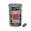 Produktbild: Blox 100 graue 8er Steine in Dose