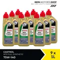 Produktbild: Castrol MTX Full Synthetic 75W-140 GL-5 Motorrad Getriebeöl 9x1 Liter = 9 Liter