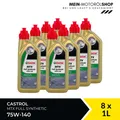 Produktbild: Castrol MTX Full Synthetic 75W-140 GL-5 Motorrad Getriebeöl 8x1 Liter = 8 Liter