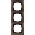 Produktbild: Kopp - PARIS – Abdeckrahmen 3-fach, Farbe: palisander - 308626067