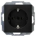 Produktbild: 17AU Kopp Paris Schutzkontakt-Steckdose, 1-fach, mit Berührungsschutz, 16A, 250V