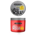 Produktbild: Morfose Ultra Aqua Wax 500 ml – Starker Halt & Glanz – Haarwachs für Braids, Twists, Locken & Kantenkontrolle – Unisex Stylingwachs