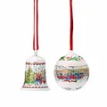 Produktbild: Hutschenreuther 02486-727448-28688 2023-Weihnachtsklänge Glocke/Kugel, 2 Teilig