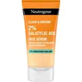 Produktbild: Neutrogena Clear & Defend 2 % Salicylic Acid Face Scrub 150 ml