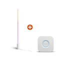 Produktbild: Philips Hue Gradient Signe Stehleuchte weiß, inkl. Bridge V2