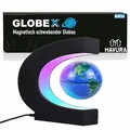 Produktbild: MAVURA GLOBEX Schwebender magnet Globus Weltkugel, magnetischer Globus schwebend rotierende Erde mit LED-Licht