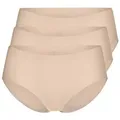 Produktbild: Yenita® Slip Nahtlose Hüftslips (3-St) aus Microfaser beige L