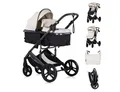 Produktbild: Chipolino Kombi-Kinderwagen Kinderwagen 2 in 1 Amore, Getränkehalter Wickeltasche Fußabdeckung Korb
