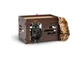 Produktbild: Canadian Cat Company Tierhaus Katzenhaus Petitot, Katzenhöhle mit Kratzbrett & Liegekissen, ca. 60 x 39 x 39 cm