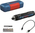Produktbild: Bosch GO 3 Professional Akkuschrauber 3.6Volt blau/schwarz im Mini-Case (06019H2201)