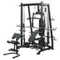 Produktbild: MAXXUS Multipresse 8.1 - mit Hantelbank, Langhantelstange, Butterfly, Klimmzug, Dip-Station, Kabelzug, Latzug, Ruderzug, Beincurl, Boxsackaufhängung - Kraftstation, Power Rack, Cage, Smith Machine