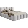 Produktbild: Selsey Cloudy II - Polsterbett mit Lattenrost und Bettkasten, hellgrau, 180x200 cm - Hellgrau