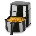 Produktbild: GOURMETmaxx Heißluftfritteuse 4,5L – Airfryer 1400W mit digitalem Farbdisplay, Timer, automatischer Abschaltung & Überhitzungsschutz, spülmaschinenfestes Zubehör, fettfrei frittieren – Schwarz
