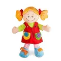 Produktbild: Weiche Stoffpuppe Mädchen 36 cm Lernpuppe Kuschelpuppe