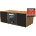 Produktbild: TELESTAR TOP 300 Holz DAB+ Internetradio mit CD-Player - Braun
