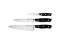 Produktbild: Henckels by Zwilling Messerset Accent, Schwarz, 3-teilig, rostfrei, ergonomischer Griff, Kochen, Küchenmesser, Messersets