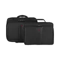 Produktbild: WENGER Patriot 2-TLG Laptop Trolley für Notebook bis 17 Zoll, herausnehmbare Laptop-Tasche 15,6 Zoll, 25 l, Damen Herren, Büro Business Reisen, Schwarz, 600662