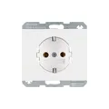 Produktbild: Berker 47157009 Steckdose SCHUKO K.1 polarweiß glänzend