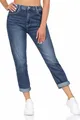 Produktbild: Hailys Damen High Waist Ankle Mom Jeans Mi44rell knöchellange Jeanshose KAX-2102057-1A Dblue XL