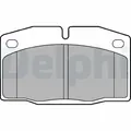 Produktbild: 1x ORIGINAL® Delphi Bremsbelagsatz, Scheibenbremse Vorne für Opel ASTRA G CC