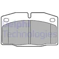 Produktbild: LP415 DELPHI Bremsbelagsatz, Scheibenbremse für BEDFORD,LOTUS,OPEL,VAUXHALL