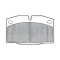 Produktbild: DELPHI LP415 Bremsbelagsatz, Scheibenbremse für BEDFORD OPEL VAUXHALL